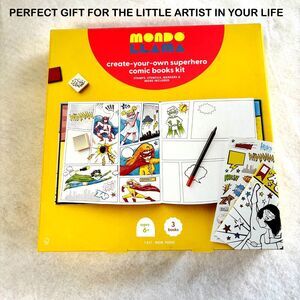 LEARN TO Create-Your-Own Superhero Comic Books Kit Ages 6+ Crafts‎ Drawing NEW